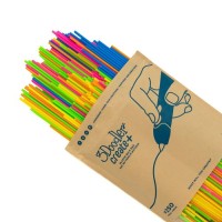 3Doodler Filament / Create+ & Pro+ / 250 / PLA / neongrün, neongelb, neonpink, neonorange, blau / Neon Sunset Mix