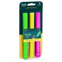 3Doodler Filament / Start+ / 75 / neonpink, neongelb, neongrün / Neon Glow