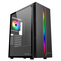 UNYKAch Armor Lumina. Forma: PC, Tipo: PC, Cor do produto: Preto. Localização da fonte de alimentação: Fundo. Diâmetros de ventiladores frontais compatíveis: 120 mm, Ventiladores traseiros instalados: 1x 120 mm, Diâmetros de ventiladores traseiros