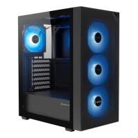 UNYKA CAIXA ATX REVELAT MESH EDGE ARGB 4X VENT BLACK