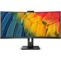 Monitor Curvo | Philips | VA 34" 21:9 UWQHD HDMI DP USB-C Webcam