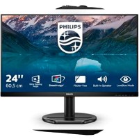 Philips 24E1N1300A/00. Tamanho do ecrã na diagonal: 60,5 cm (23.8"), Resolução: 1920 x 1080 pixels, Proporção de imagem nativa: 16:9, Ângulo de visão (horizontal): 178°, Ângulo de visão (vertical): 178°. Altifalantes incorporados. Suporte VESA.