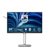 Philips 24B2N4200 - 4000 Series - monitor LED - 24" (23.8" visível) - 1920 x 1080 Full HD (1080p) @ 120 Hz - IPS - 300 cd/m² - 1500:1 - 4 ms - HDMI, VGA, DisplayPort - altifalantes - prata, carvão vegetal