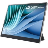 Monitor Portátil | LG Gram | +view 16MR70 | 16" WQXGA | Preto e Prata
