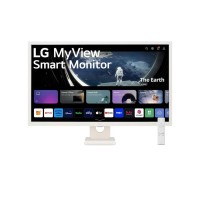 LG Smart 32SR50F-W.AEU. Tamanho do ecrã na diagonal: 80 cm (31.5"), Resolução: 1920 x 1080 pixels, Tipo de HD: Full HD, Tecnologia de apresentação: LED, Superfície do visor: Fosco, Tempo de resposta: 8 ms, Proporção de imagem nativa: 16:9, Ângulo