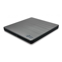 Externer DVD-Brenner HLDS GP60NS60 Slim USB silver Externer DVD-Brenner HLDS GP60NS60 Slim USB silver