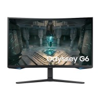 Smart Monitor Gaming Curvo Samsung Odyssey G6 S32BG650EU/ 32"/ QHD/ 1ms/ 240Hz/ VA/ Multimedia/ Regulable en altura/ Smart TV/ Negro