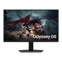 Monitor Gaming Samsung Odyssey G5 G50D S27DG502EU 27"/ QHD/ 1ms/ 180Hz/ IPS/ Regulable en Altura/ Negro