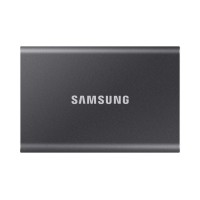 Samsung T7 MU-PC4T0T - SSD - encriptado - 4 TB - externa (portátil) - USB 3.2 Gen 2 (USB C conector) - 256-bits AES - cinza