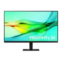 Monitor Profesional Samsung ViewFinity S6 S60UD S32D600UAU 32"/ QHD/ Regulable en Altura/ Negro