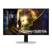 Smart Monitor Gaming Samsung OLED Odyssey G6 S27DG610SU 27"/ QHD/ 0.03ms/ 240Hz/ VA/ Multimedia/ Regulable en altura/ Smart TV/ Plata