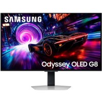 Monitor Gaming Samsung Odyssey OLED G8 G81SF S27FG812SU 27"/ 4K/ 0.03ms/ 240Hz/ QD-OLED/ Multimedia/ Regulable en altura/ Plata