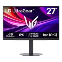 LG MONITOR ULTRAGEAR IPS 27" 16:9 UHD 4K 1MS 180HZ HDMI DP USB HAS PIVOT 27G810A