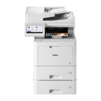 MFC-L9670CDNTZ - Impressora multifunes profissional laser cores de alto rendimento em todas as funes, grande qualidade de impresso, toner XL includo e baixo custo total de propriedade, Impressora, Copiadora, Scanner, Fax, Visor ttil 17,6cm