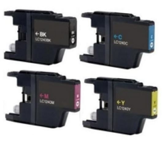 Conjunto 4 Tinteiros Compatíveis Brother LC1280 XL