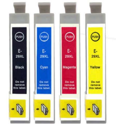 Conjunto 4 Tinteiros Epson 29 XL Compatíveis - T2991/2/3/4