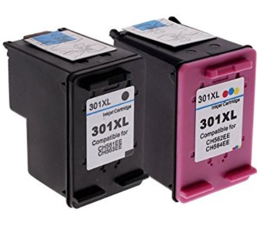 Conjunto 2 Tinteiros Reciclados HP 301 XL