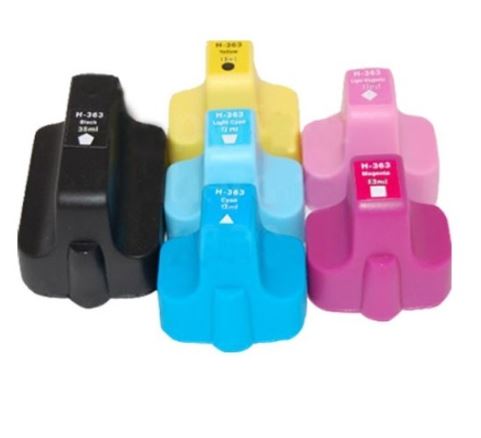 Conjunto 6 Tinteiros Compatíveis HP 363 XL