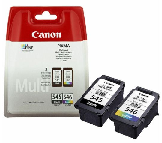 Conjunto 2 Tinteiros Canon PG-545 + CL-546 Original